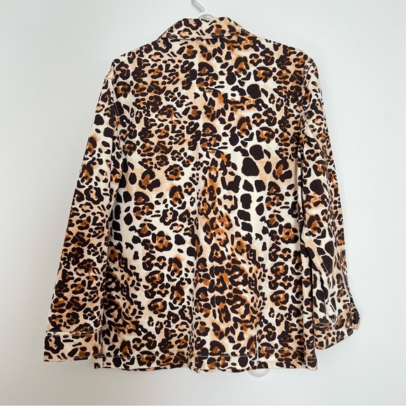 & Other Stories | Leopard Shirt Jacket - Picture 3 of 6
